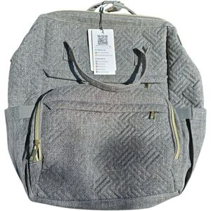 LOVEVOOK Padded Laptop Backpack Grey Travel New With Tags